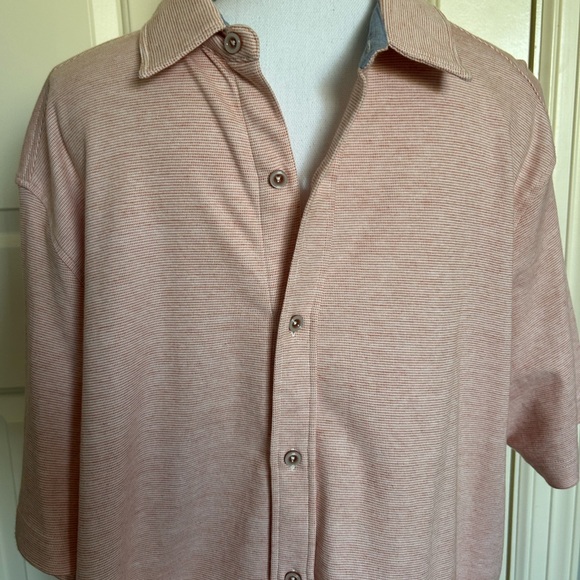 Johnston & Murphy Red Polo Shirt Short Sleeves - Picture 3 of 4